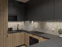 Blat kuchenny Beton Czarny K205 RS zdjęcie 3