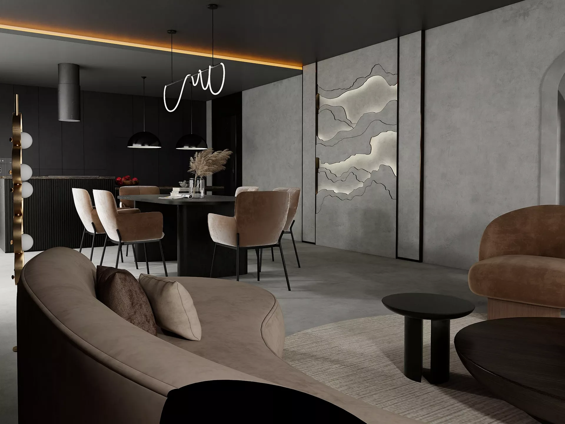 Gustowny salon