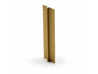 Listwa aluminiowa do płyt wodoodpornych płyt Rocko - profil łączący  SLIM (złoty)
