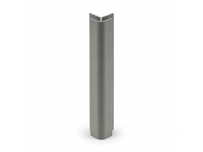 Listwa aluminiowa do płyt wodoodpornych płyt Rocko - profil zewnętrzny (biały)