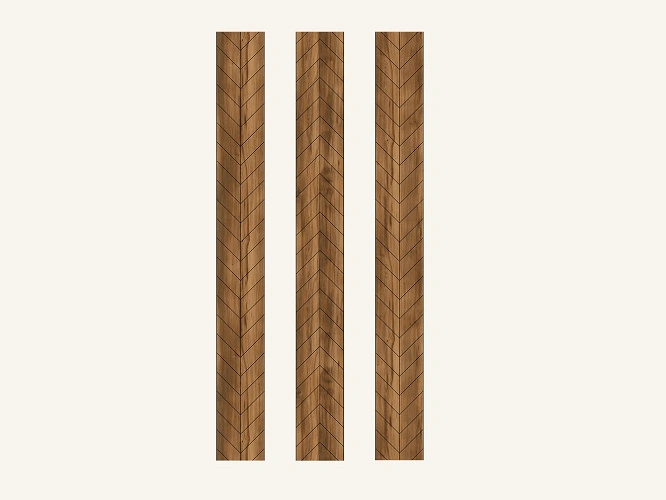 Wzory płyty ściennej MDF Pure Wall V-Line Dąb Barokowy Bursztynowy K536