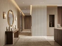 Płyty ścienne MDF Pure Wall Linex Kaszmir 5981 w modnej kuchni